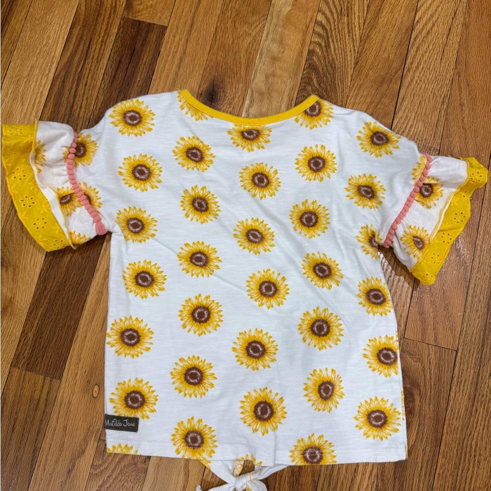 Matilda Jane Kids Sunflower Print Top